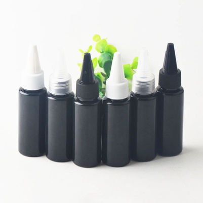 Liquide d'E, bouteilles en plastique supérieures de compression de torsion du jus 60ml 100ml d'E