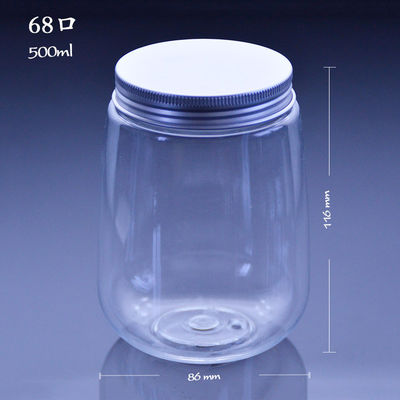 500ml en U en plastique 42mm Juice Bottles jetable