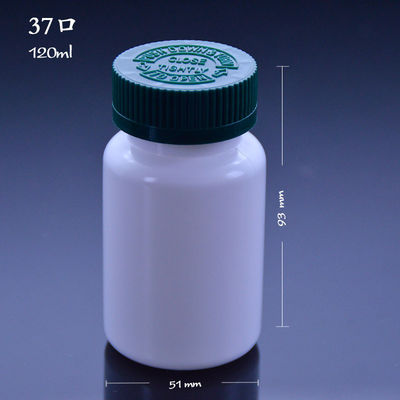 La Tablette en plastique large de la bouche 175ML de HDPE d'ODM met en bouteille avec le couvercle à visser