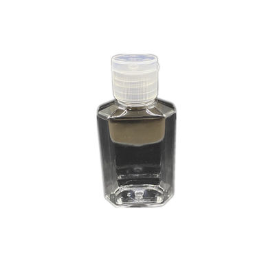 Bouteille octogonale transparente 60ml Flip Cap Alcohol Disinfection